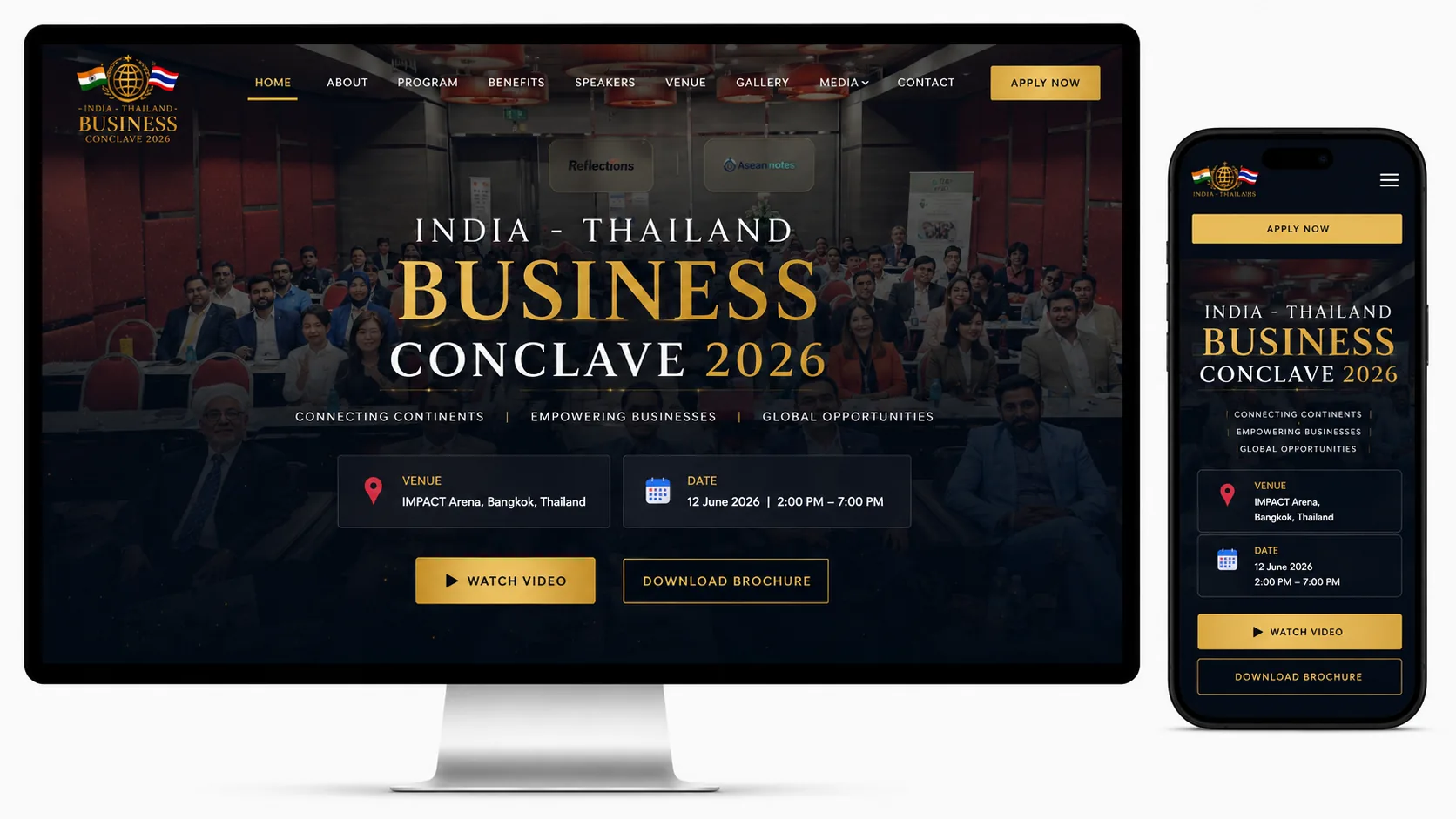 GVTO Conclave — India–Thailand Business Conclave 2026 event website